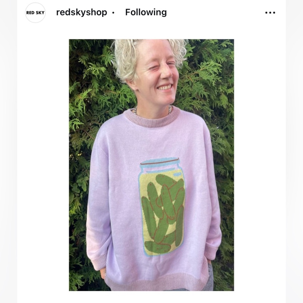 Red Sky Pickle Sweater